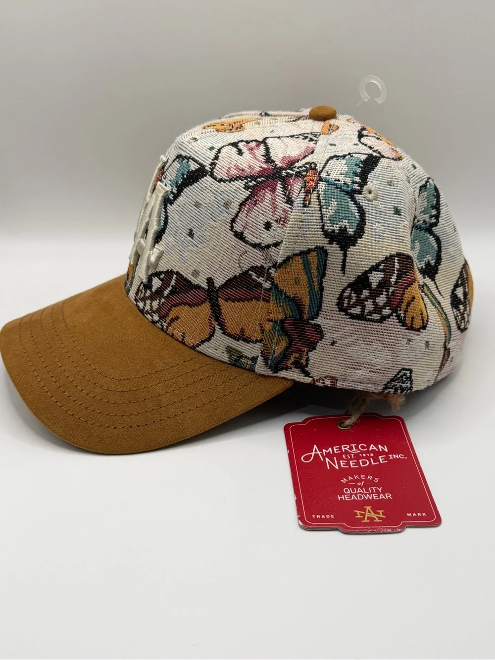 American Needle LA Dodgers Butterfly Jaquard Snapback Hat NWT One Size